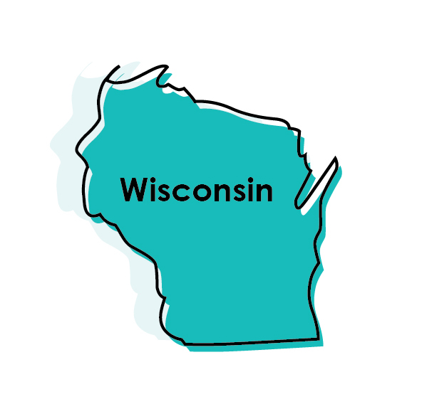 Outline of Wisconsin, a USA state.